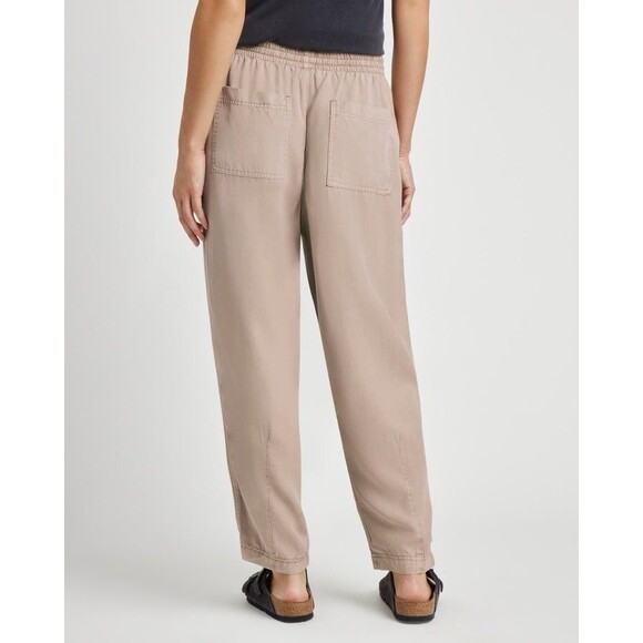 Splendid Ryan Pants Women’s Size Small Beige Barrel Leg Pockets Lightweight - Picture 4 of 12